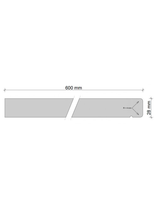 Munkalap I-4375 Livornoi mészkő matt 3600x600x28 mm-es