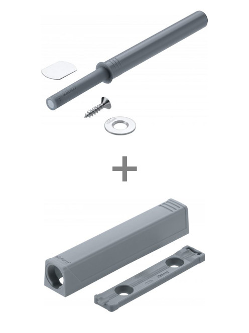 TIP-ON ajtókhoz (készlet), Hosszított változat, mágnessel + Adapter