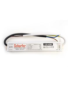   Scharfer SCH-45-12 45W vízálló LED tápegység IP67 12V VDC 3,75 A